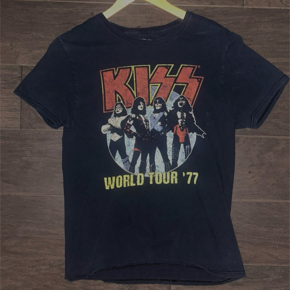KISS Kids Black World Tour '77 T-Shirt